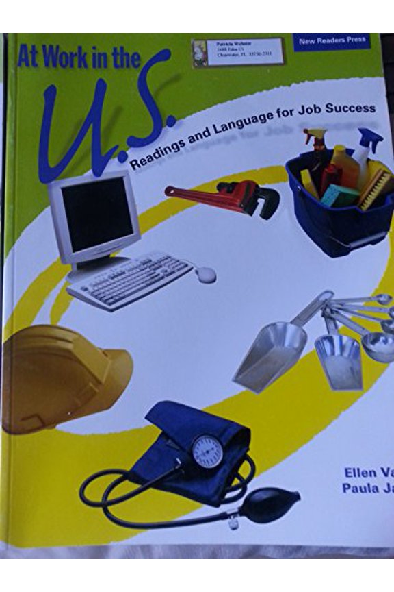 Pre-Owned At Work in the U.S.: Readings and Language for Job Success, by Jablon Paula M, Vacco Ellen E, (Paperback), Textbooks, English