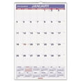 thumbnail image 1 of At-A-Glance Products B1250157 Monthly Wall Calendar with Ruled Daily Blocks - January to December - 2025, 1 of 1