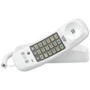 At&t  At&t  Corded Trimline  Phone With Lighted Keypad white