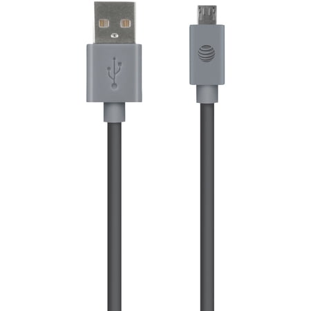 At&t Mc10-gry & Sync To Micro Cable, 10ft (gray)