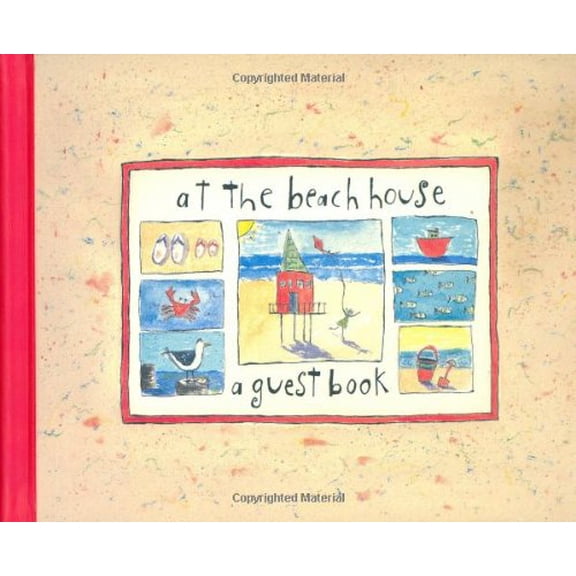 Pre-Owned At The Beach House: A Guest Book Paperback Sandy Gingras