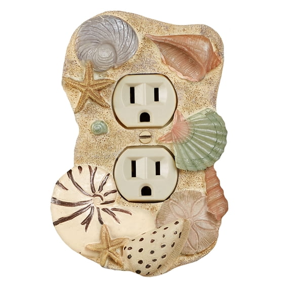 At the Beach Single Outlet Natural Single Outlet