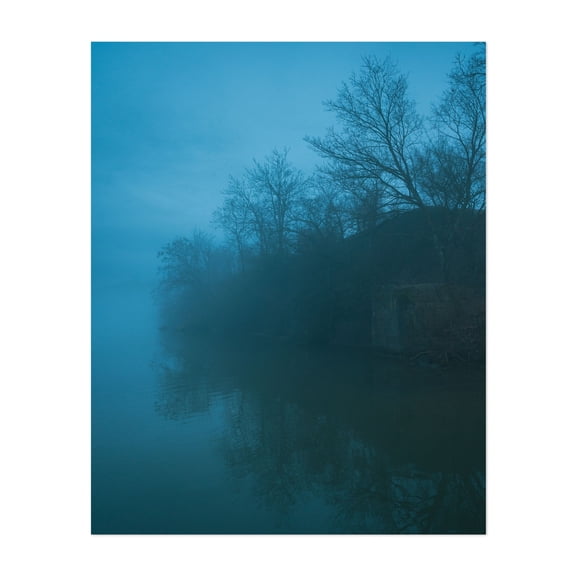 At the Boat Launch, Charleroi 02 - Charleroi Pennsylvania Photography Unframed Wall Art Print 16 x 20 inches