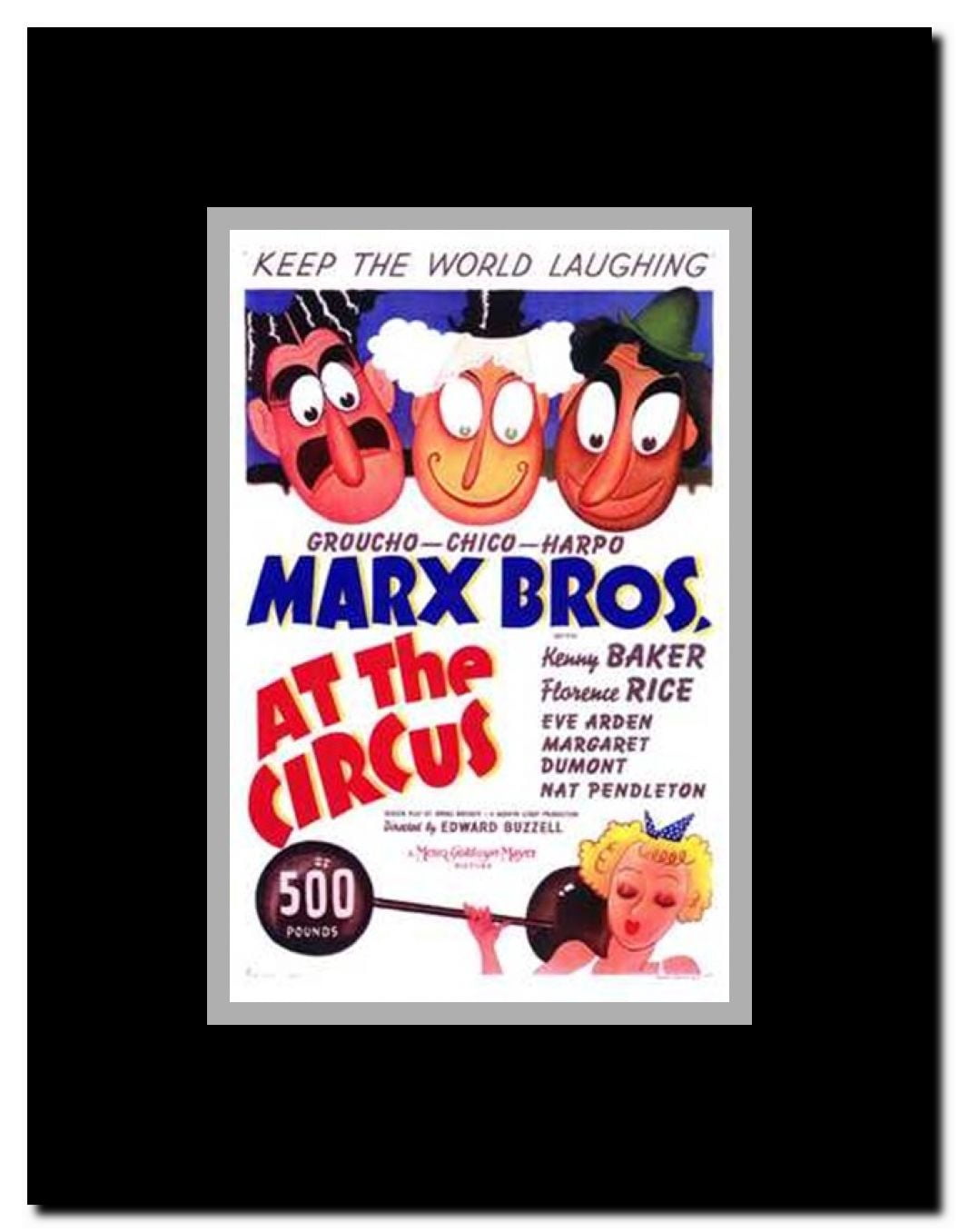 At the Circus Framed Movie Poster