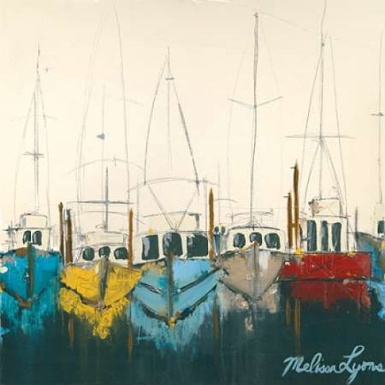 At the Dock Canvas Art - Melissa Lyons (24 x 24)