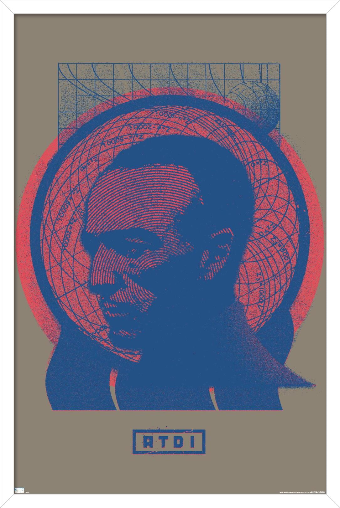 At the Drive-In - Head Wall Poster, 14.725" x 22.375", Framed