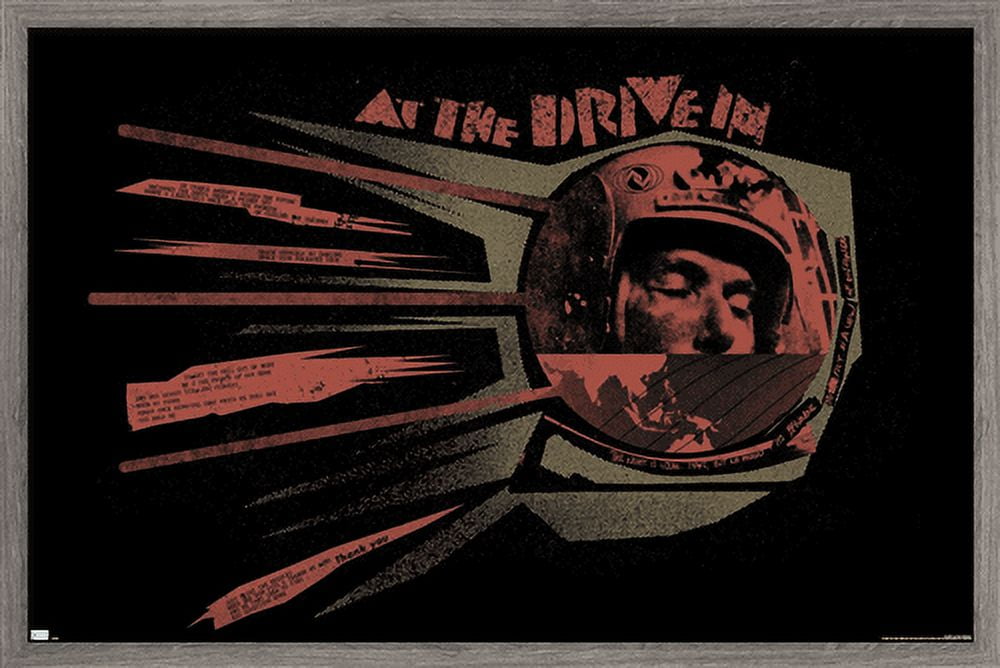 At the Drive-In - Sputnik Wall Poster, 22.375" x 34", Framed