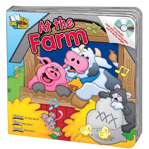 Pre-Owned At the Farm Read & Sing Along Board Book With CD (Read & Sing Along Board Books) (Unknown) 0769645828 9780769645827