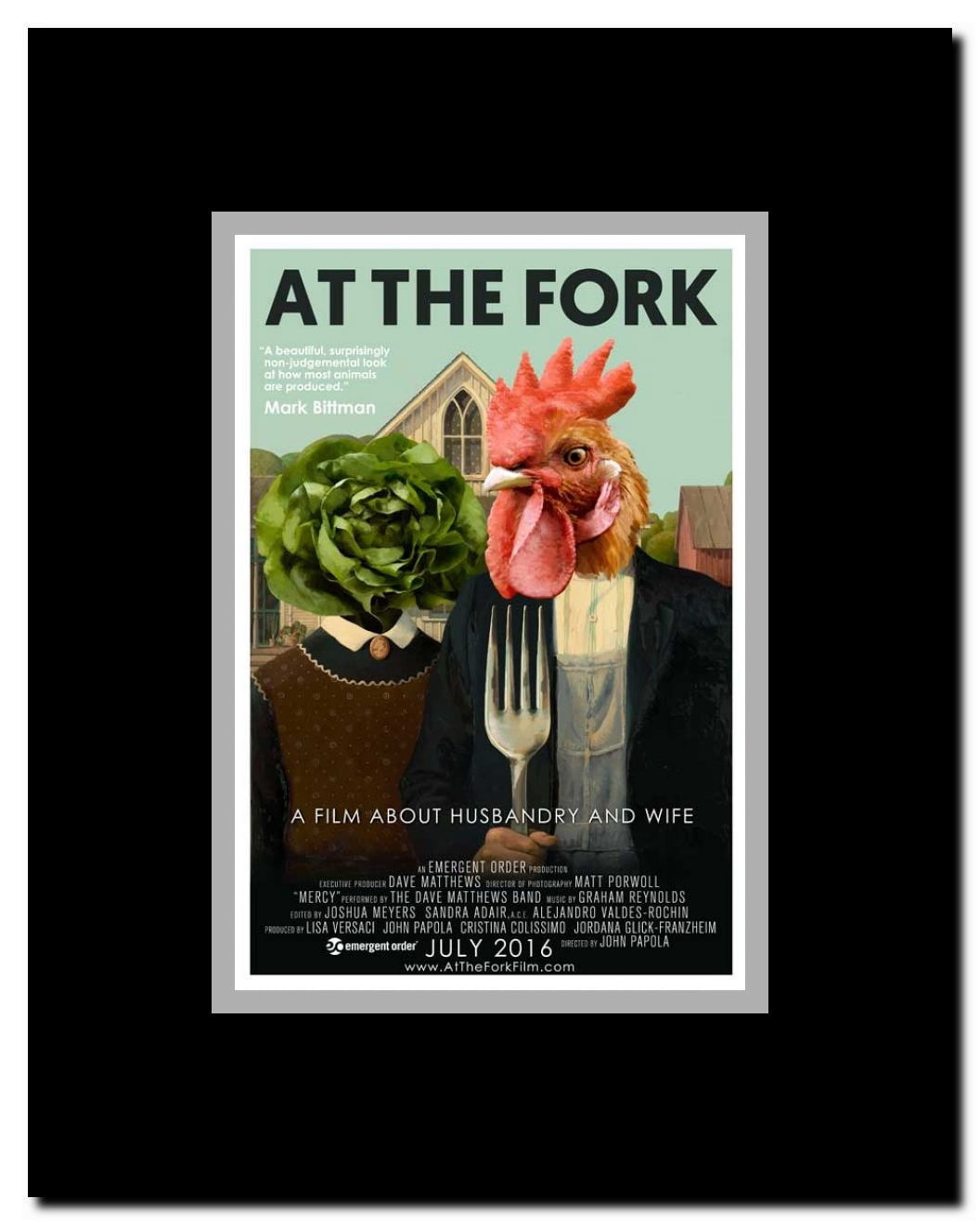 At the Fork Framed Movie Poster