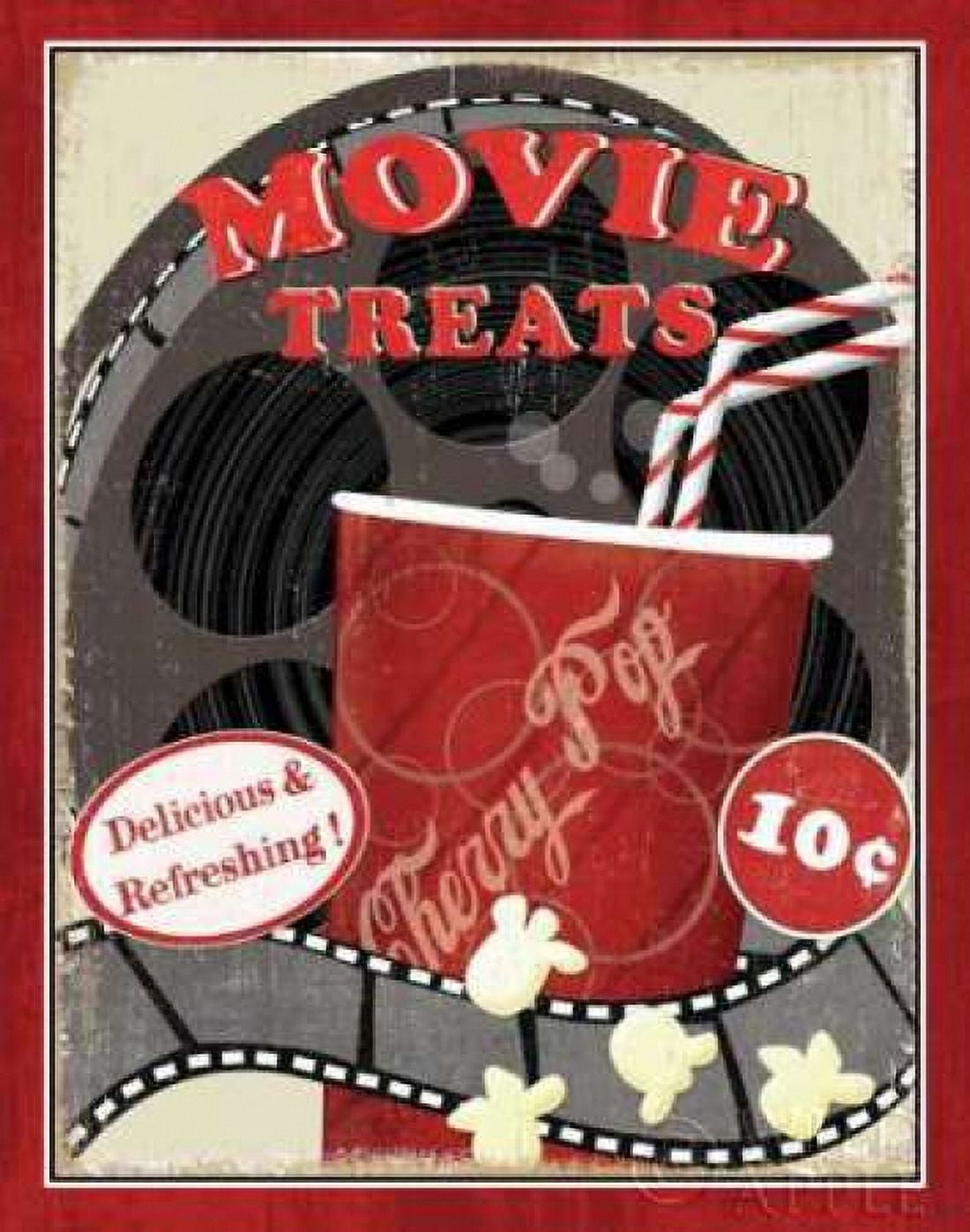 At the Movies II Canvas Art - Veronique Charron (22 x 28)