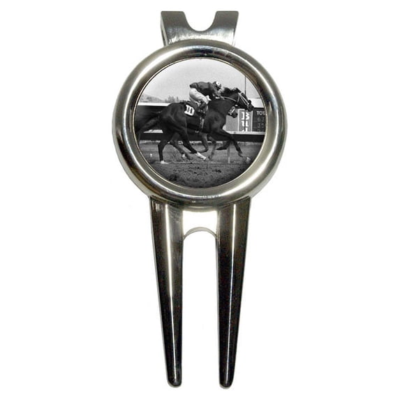 At the Track - Horse Racing Vintage Golf Divot Repair Tool