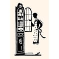 thumbnail image 1 of At the Vitrine-Fine Art Canvas Print (20" x 30"), 1 of 1