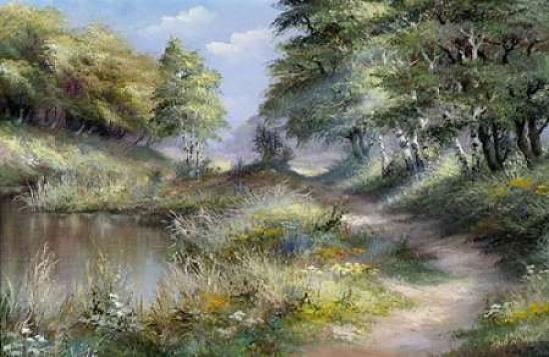At the water Canvas Art - Reint Withaar (12 x 18)