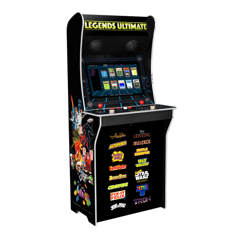 Legends Gamer Pro, Deluxe Table Top Arcade Game Machine, Home Arcade,  Classic Retro Video Games, 150 Licensed Arcade & Games, Includes Action  Fighting