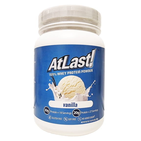 AtLast! 100% Whey Protein Powder