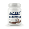 thumbnail image 1 of AtLast! Meal Replacement Protein Powder, Chocolate Milkshake, 28g Complete Protein, 200 Calories, 0g Added Sugar, 18 Servings, 2.14 lb, 1 of 6