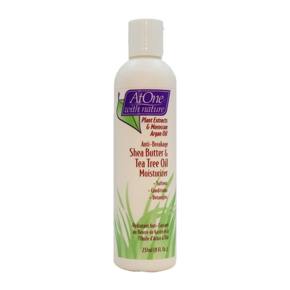 AtOne With Nature Anti-Breakage Shea Butter & Tea Tree Oil, 8 Oz.