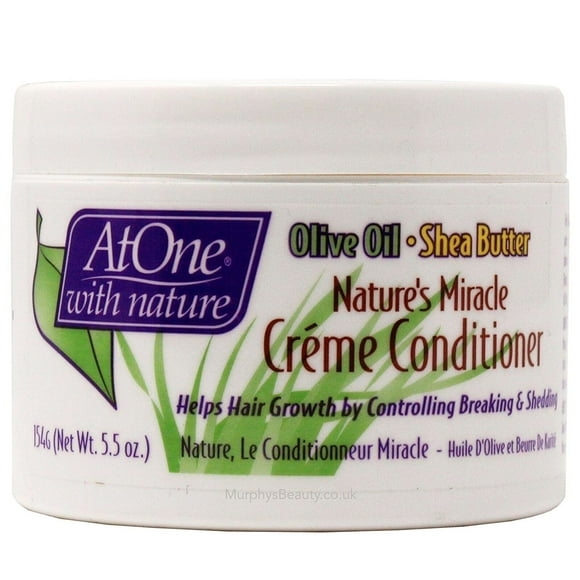AtOne With Nature Nature's Miracle Cream Conditioner 5.5 Oz, Pack of 2