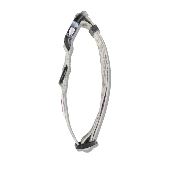 AtPet Soft, Adjustable Dog Collars with Heavy Duty Metal D Ring,For Walking Training Dogs, Gray,Small