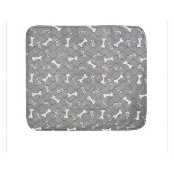 AtPet Washable Reusable Pee Pads, Waterproof, Reusable, Leak-Proof, Gray, (47" x 63'', 2 Count)