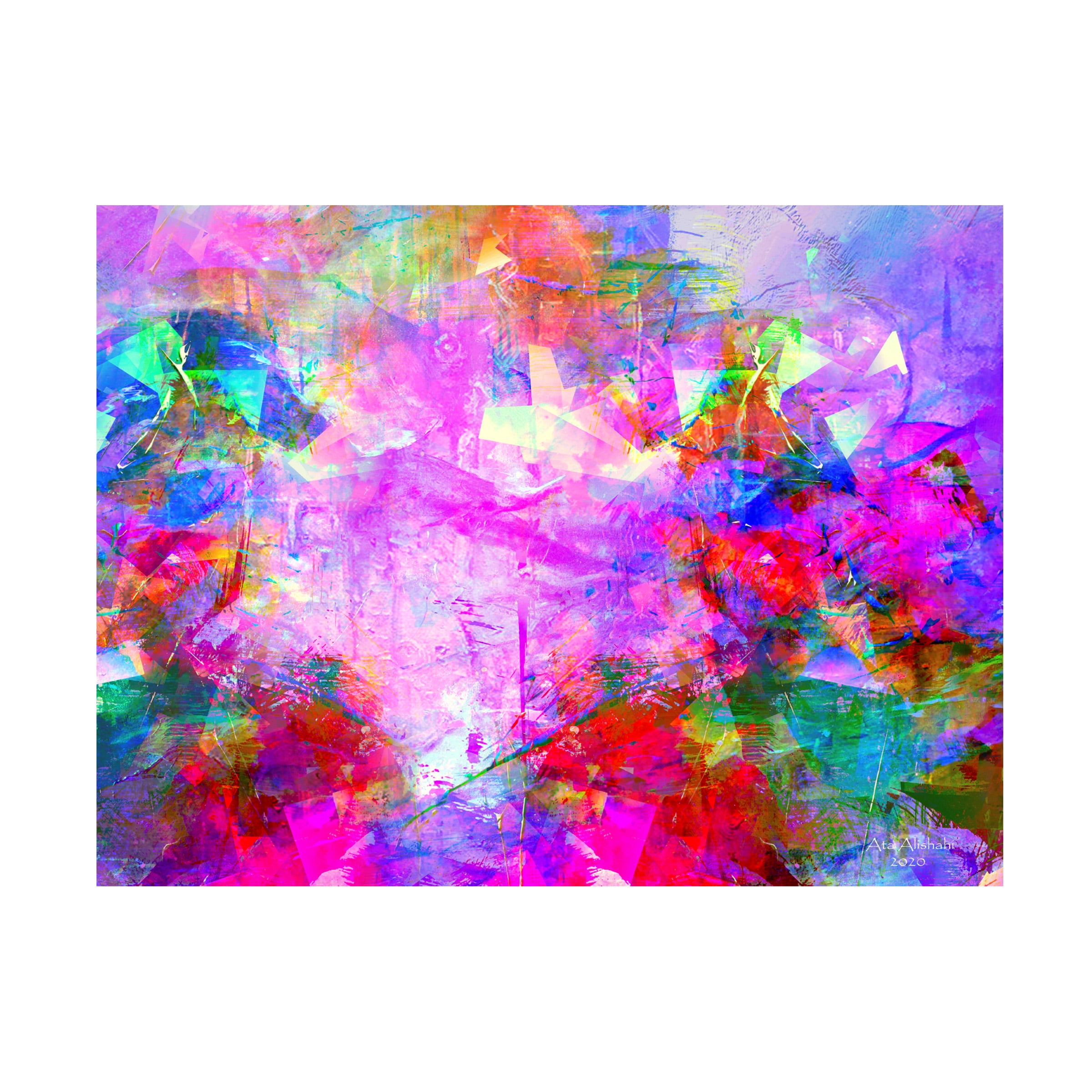 Ata Alishahi 'Abstract 1B' Canvas Art