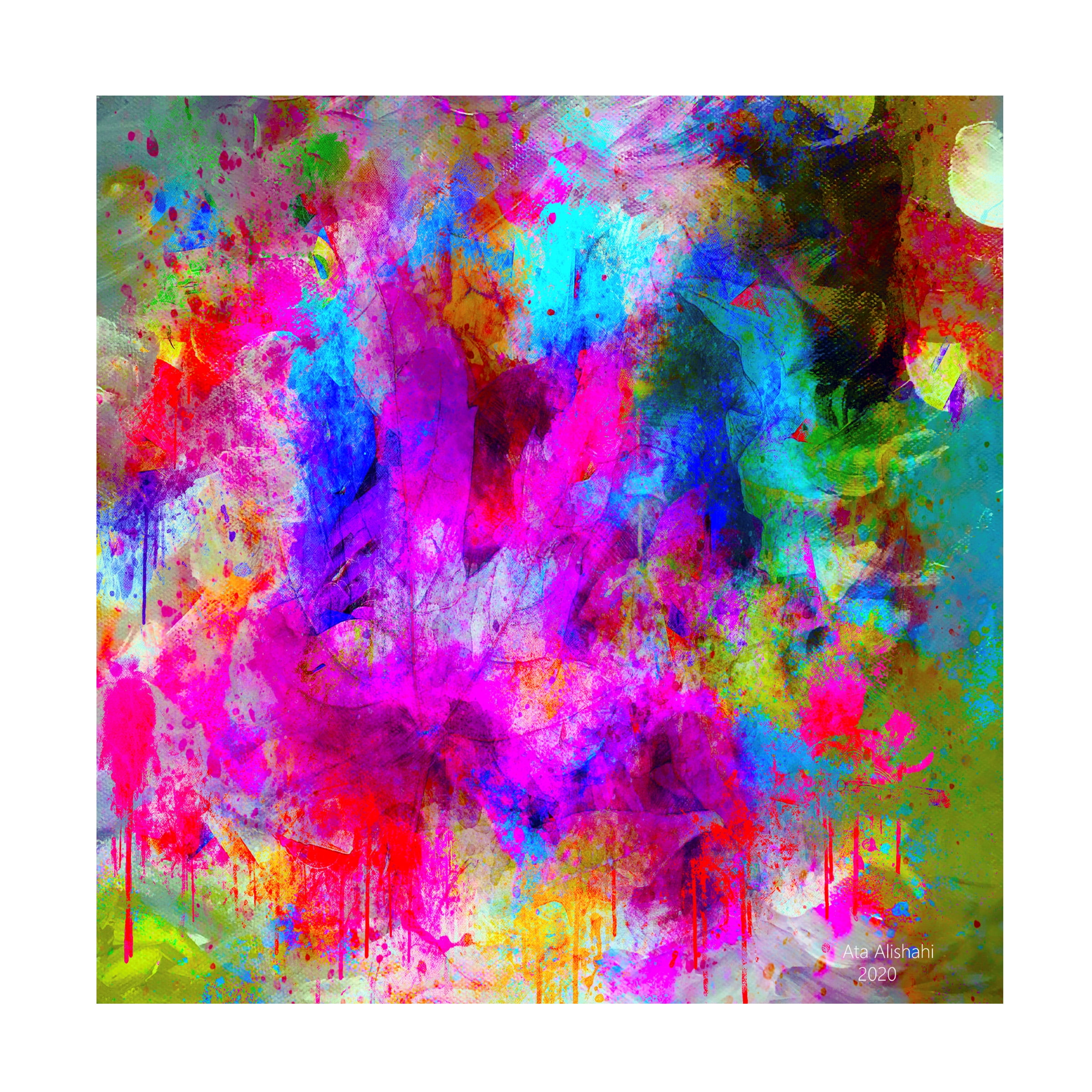 Ata Alishahi 'Emotional Journey 1' Canvas Art