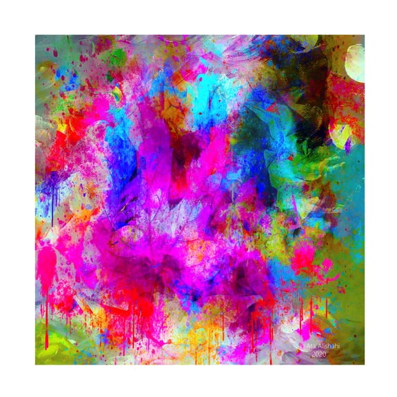 Ata Alishahi 'Emotional Journey 1' Canvas Art