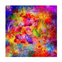 Ata Alishahi 'Sea Of Colors 4A' Canvas Art