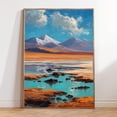 Atacama Chile Wall Art Print, Andean Salt Flats Desert Decor - Walmart.com