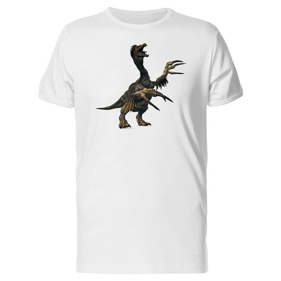 Atacking Therizinosaurus T-Shirt Men -Image by Shutterstock, Male x-Large