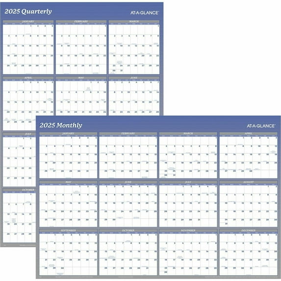 At-A-Glance Erasable/Reversible Yearly Wall Planner
