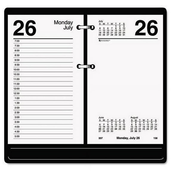 Ataglance E717R50 Recycled Desk Calendar Refill, 3 1/2" x 6", 2016