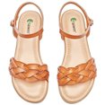 thumbnail image 1 of Ataiwee Women's Flat Slide Sandals - Stylish Adjustable Lace-up Cross-strap Flat Summer Sandals., 1 of 8