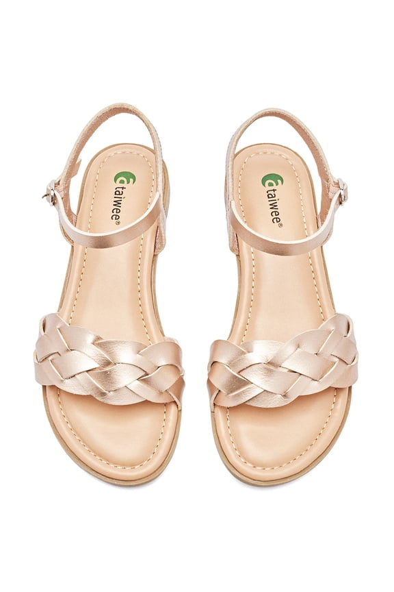 Women's Flat Slide Sandals - Stylish Adjustable Lace-up Cross-strap Flat Summer Sandals.