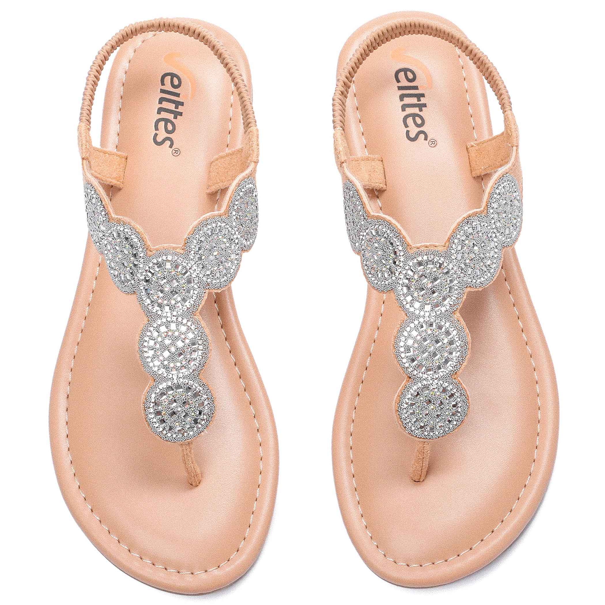Asymmetrical Strap Slide Sandals main image 0