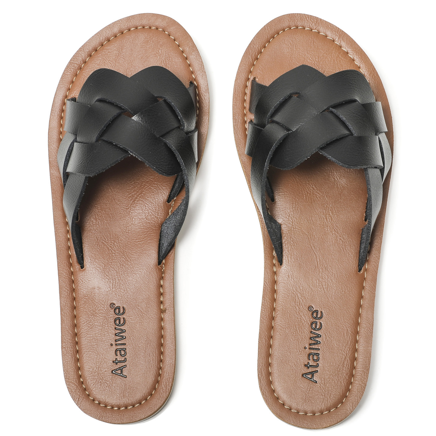 Tuscom Women Summer Roman Comfy Sandals Flat Bottomed Slip On Clip Toe ...