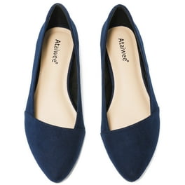 Navy blue flats walmart sale