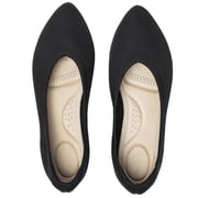 Ataiwee Womens Wide&nbsp;Width&nbsp;Flats&nbsp;Shoes - Casual Comfortable Breathable Soft Ladies Slip on Knitted Ballet Shoes.