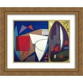 thumbnail image 1 of Atanasio Soldati 2x Matted 24x20 Gold Ornate Framed Art Print 'Doppio', 1 of 2