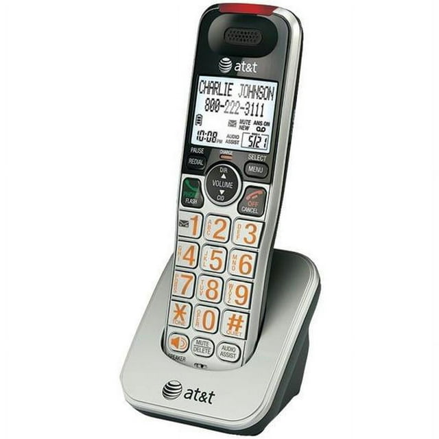 AT&T Home Landline Cordless Phone System with Answering, Caller ID ...