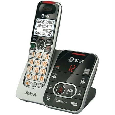 AtandT Cordless Phone System With Answering Caller Id and Call Waiting - Single-Handset Syste