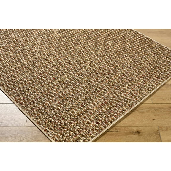 Ataret Traditional, Transitional Area Rug - Outdoor Safe - Burnt Sienna, Goldenrod, Terracotta - 5' x 7'