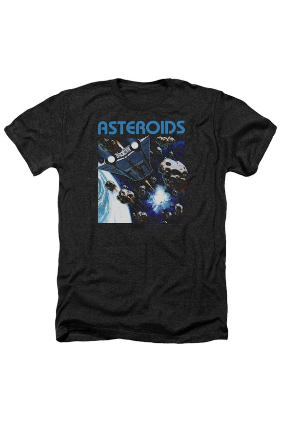 Atari - 2600 Asteroids - Heather Short Sleeve Shirt - Large