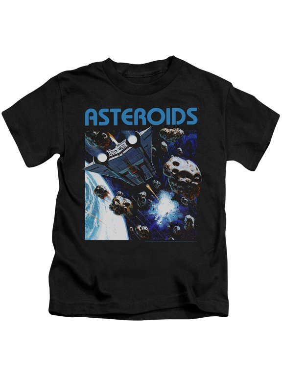 Atari - 2600 Asteroids - Juvenile Short Sleeve Shirt - 5/6