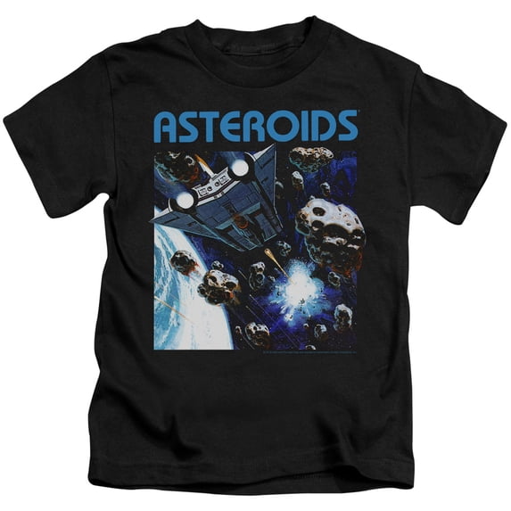 Atari - 2600 Asteroids - Juvenile Short Sleeve Shirt - 5/6