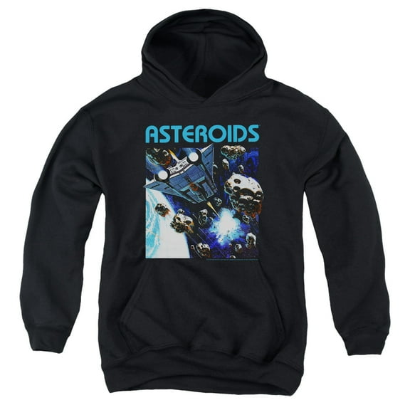 Atari - 2600 Asteroids - Youth Hooded Sweatshirt - Large