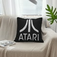 Atari 2600 Leather Throw Pillow, Throw Pillow Covers, Pillowcases With