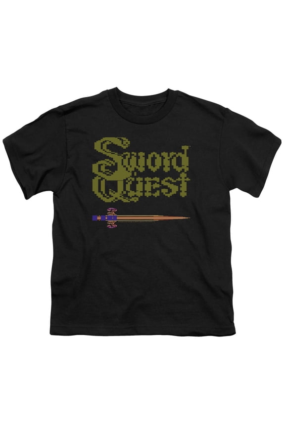 Atari 8 Bit Sword S/S Youth 18/1 T-Shirt Black