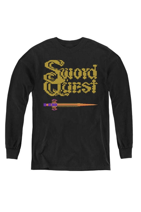 Atari - 8 Bit Sword - Youth Long Sleeve Shirt - Medium