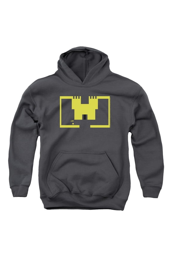 Atari Adventure Screen Art Youth Pullover Hoodie Sweatshirt Charcoal